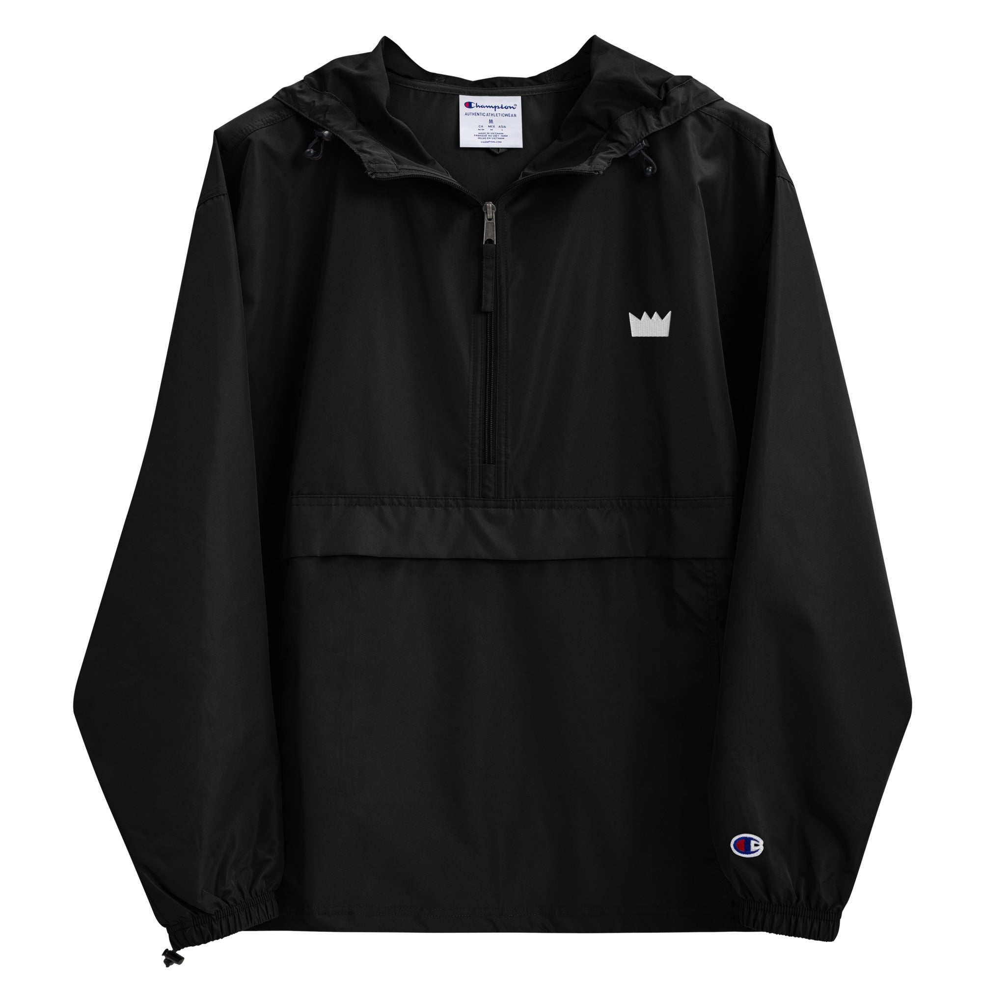 Crown Logo Embroidered Champion Packable Jacket