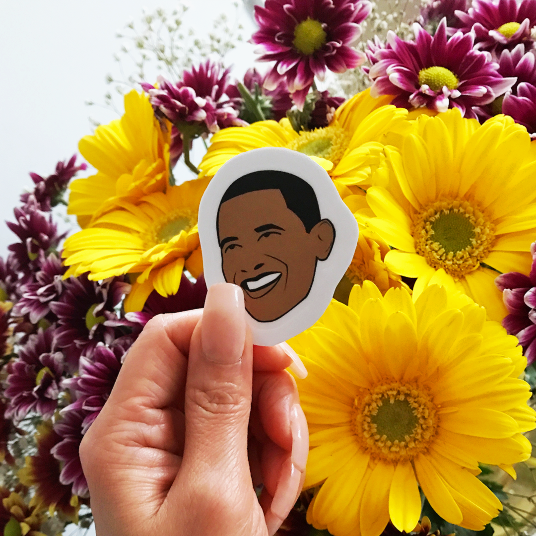 Barry O. Vinyl Sticker