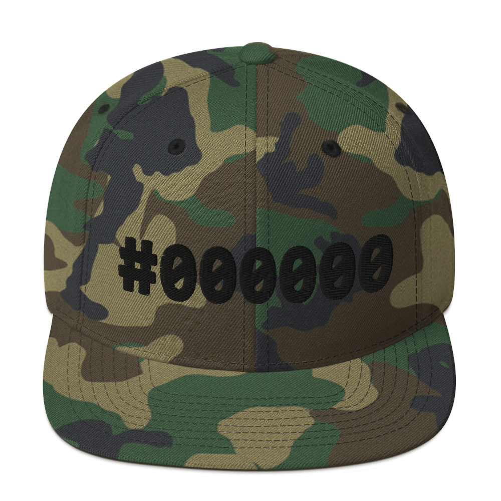 I'm #000000 Y'all! Snapback Hat