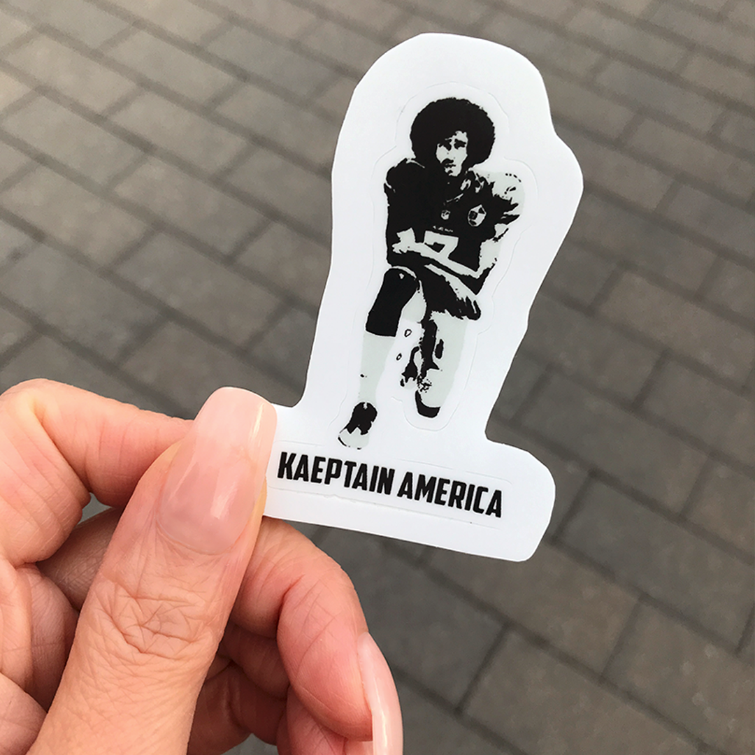 Kaeptain America Vinyl Sticker