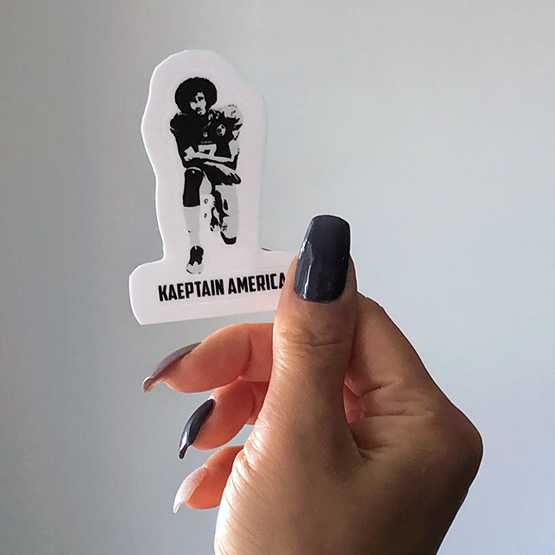 Kaeptain America Vinyl Sticker