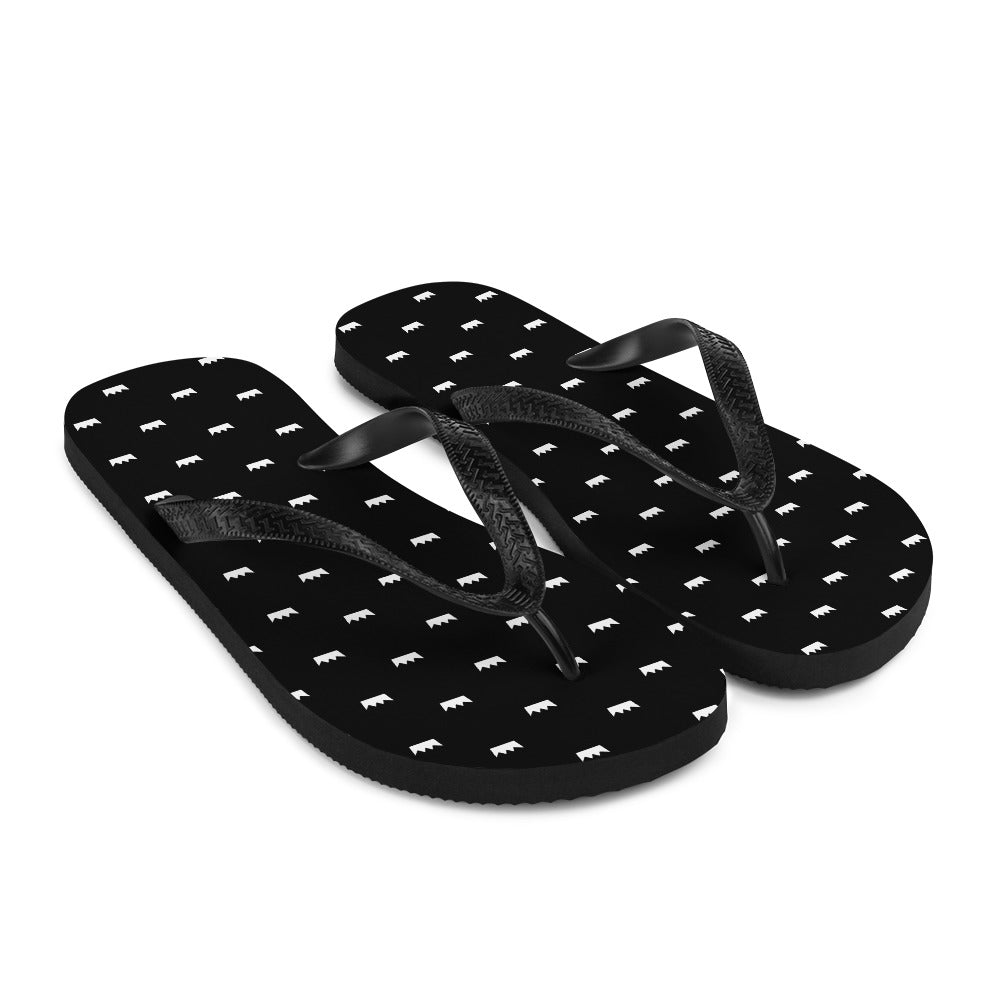 Crown Logo Unisex Flip-Flops