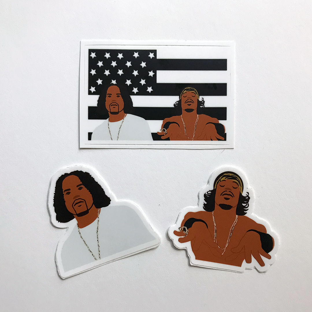 Welcome To Atlanta Vinyl Stickers