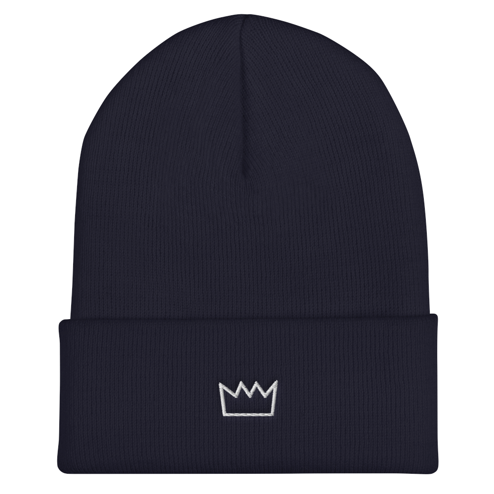 Crown Logo Cuffed Beanie - Nuthin' But A Tee Thang Crown Logo Cuffed Beanie - Nuthin' But A Tee Thang