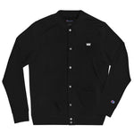 Load image into Gallery viewer, Crown Logo Embroidered Champion Bomber Jacket
