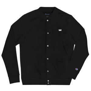 Crown Logo Embroidered Champion Bomber Jacket